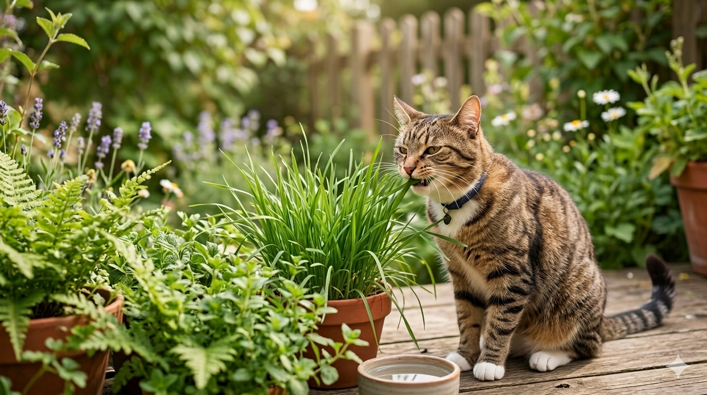 猫はなぜ草を食べるの？